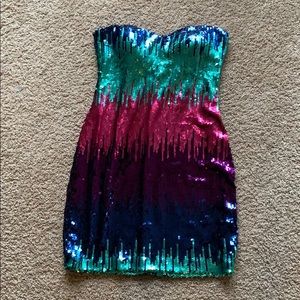 Strapless New Years dress